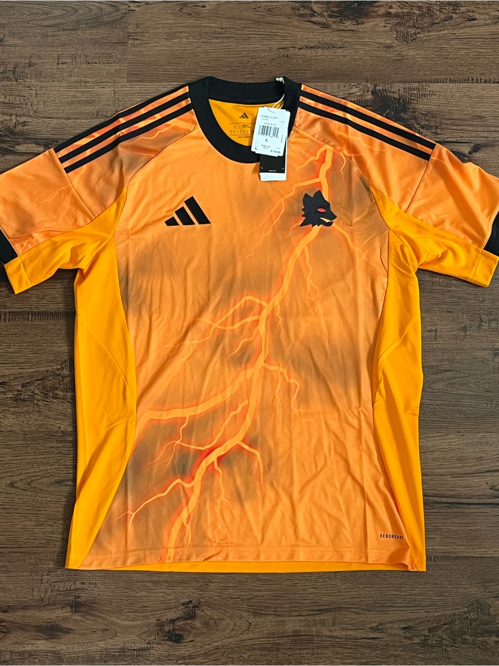 Adidas AS Roma 25/26 Away Jersey ‘Orange’ (size mens L)